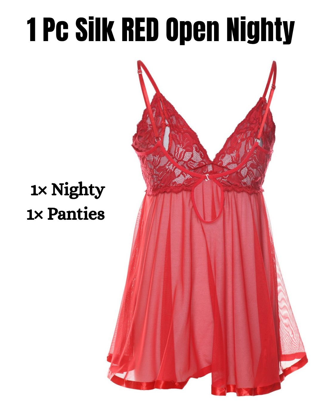 Red Silk Nighty