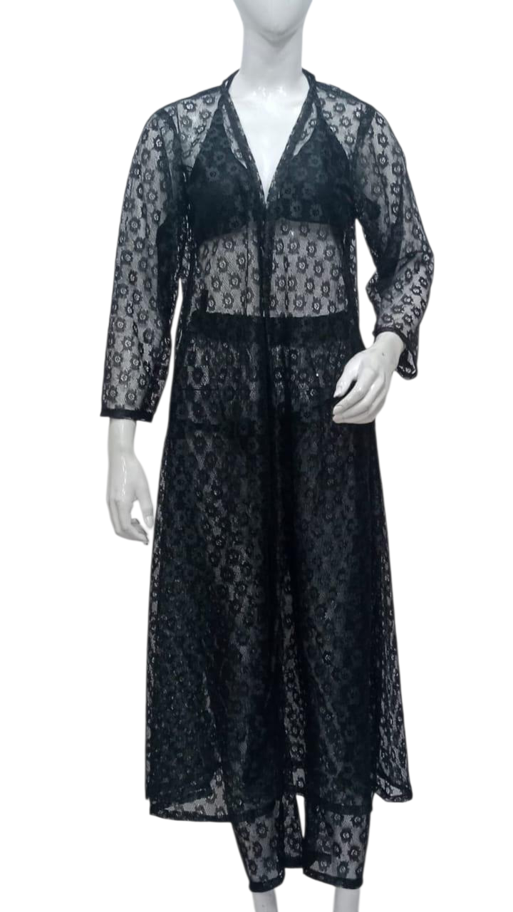 Bridal Silk Night Suit 4pcs