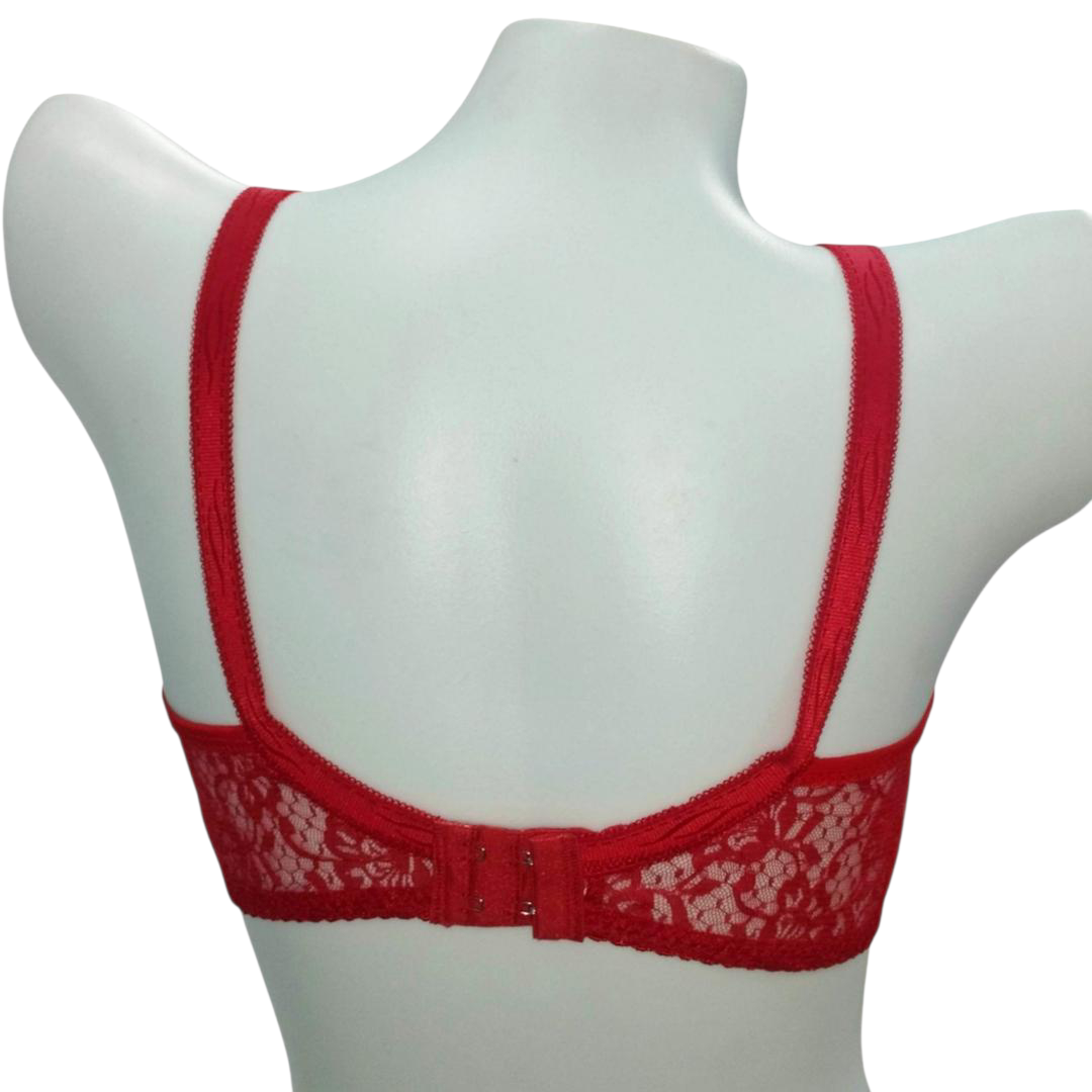 Women Premium Lace Bra | Non-Padded, Soft & Breathable Fit