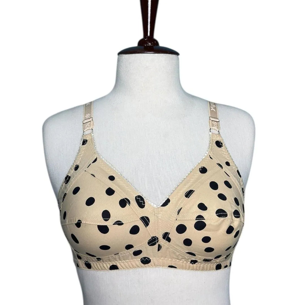 Pack of 5 Cotton Non-Padded Bra, Everyday Comfort, Soft & Breathable.