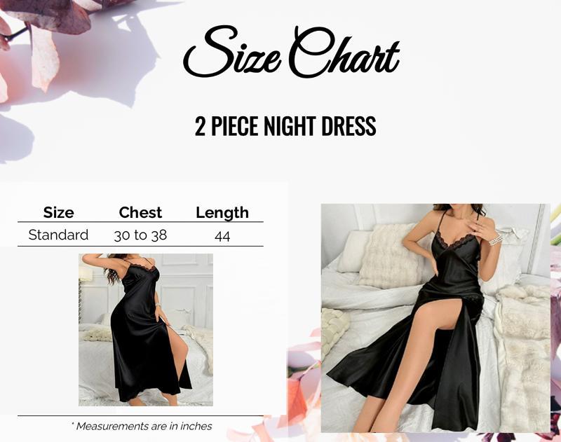 Luxury Jersey Long Night Dress for Women – Soft, Elegant & Flowy Fit