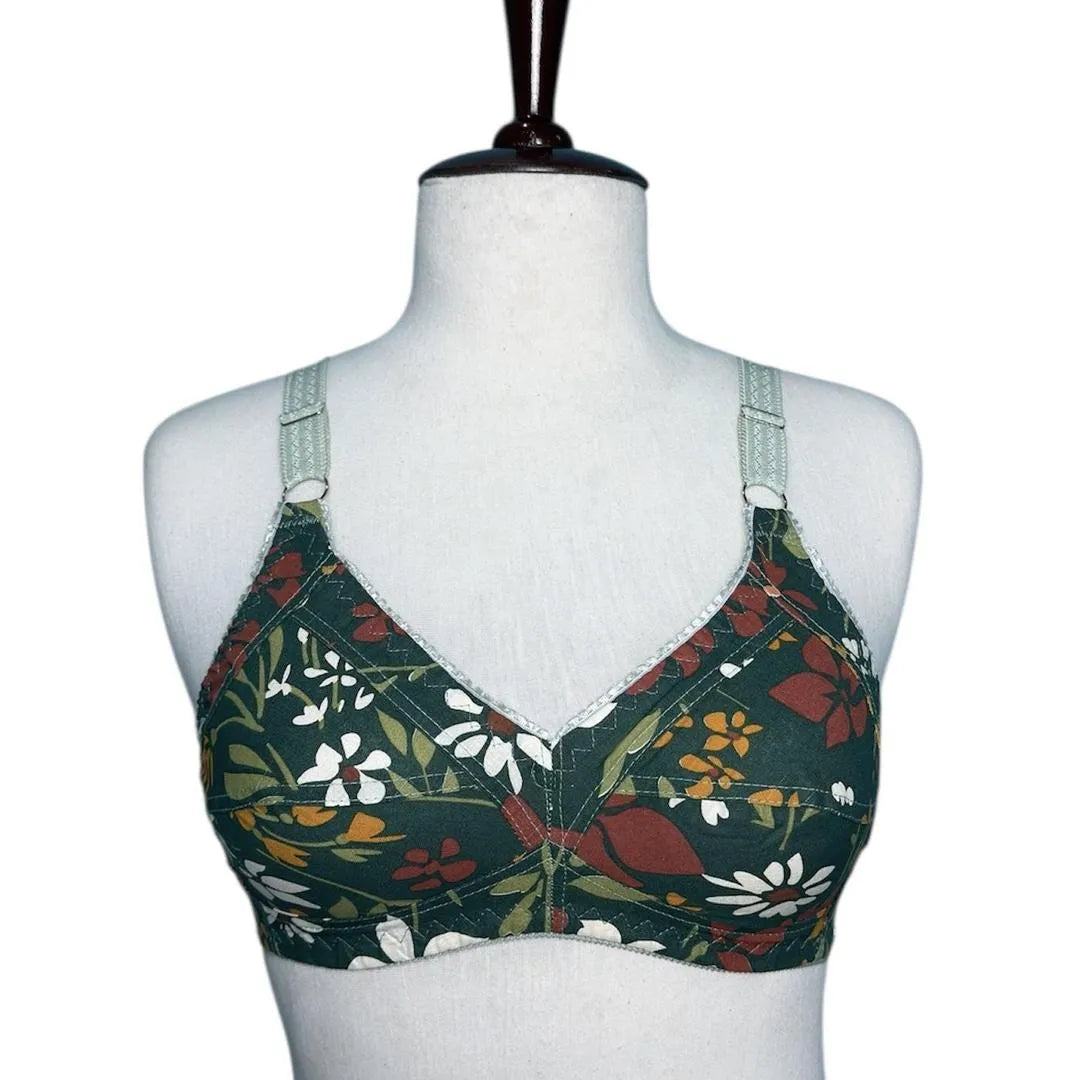 Pack of 5 Cotton Non-Padded Bra, Everyday Comfort, Soft & Breathable.