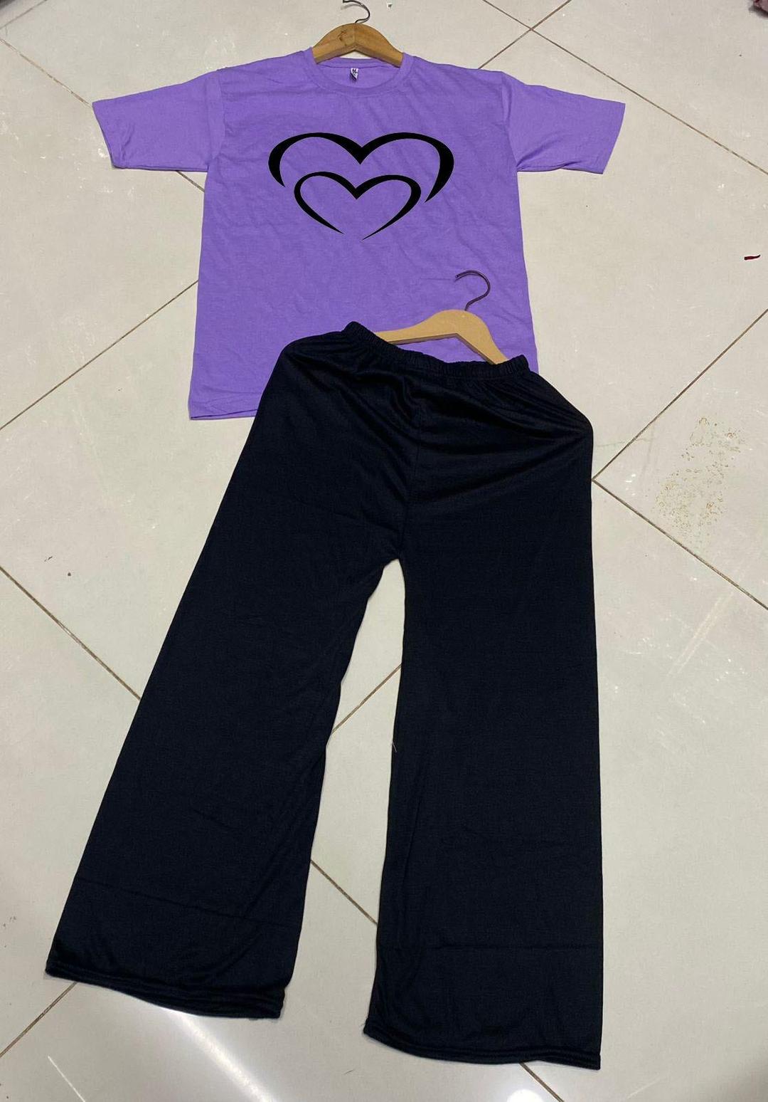 Heart Printed Night Suit Good Quality