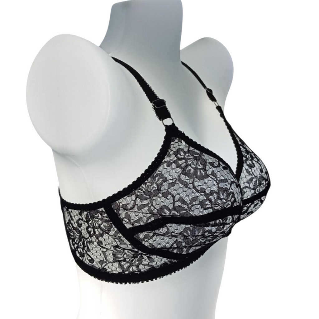 Women Premium Lace Bra | Non-Padded, Soft & Breathable Fit