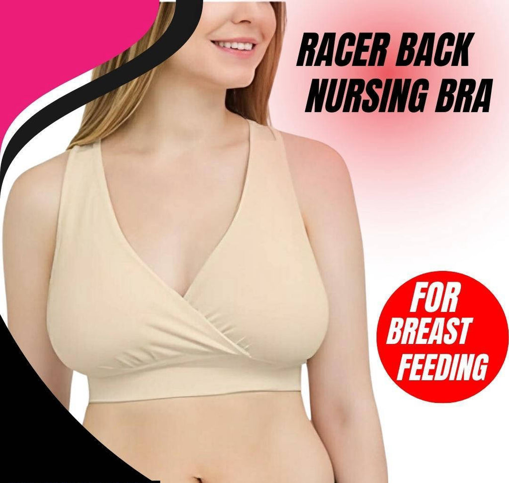 Cotton Breastfeeding Nursing Bra – Soft, Breathable & Comfortable Support